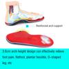 Reinforced Arch Support Insoles Relief Plantar Fasciitis, Comfort Orthotic Inserts for Flat Feet, Feet Pain, Pronation, Cushioning Shoes Insoles for Men and Women (Men7-7.5 Women 8-8.5, Red) view 4