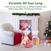 50 Packs Large Cellophane Bags 24" x 30" Clear Cellophane Gift Basket Wraps Extra-large 2.3 Mil Thick Transparent Cello Bags for Fruit Basket, Gift Wrap, Treats, Arts and Crafts, 50ct Ribbon Bows view 3