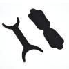 Angzhili 2 pcs Silicone Dental Orthodontic Photography Contraster,Bendable Intraoral Photography Background Board,Black Background Board Contraster (C1+C2) view 1