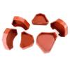 6PCS Lab Model Former Base Molds Base Set Plaster Mold Base Former Base Kit with Notches (RED) view 2