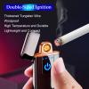 Dragon Electric Lighter - Windproof USB Rechargeable Slim Coil Lighter with Smart Fingerprint Sensor Double Side Ignition, Flameless Power Indicator (Dragon) view 2
