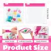 24 Pieces Pill Pouch Bags Zippered Set Reusable Translucent Medicine Organizer Sealing Travel Plastic Bags with Slide Lock for Storage(Pink) view 2