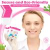 24 Pieces Pill Pouch Bags Zippered Set Reusable Translucent Medicine Organizer Sealing Travel Plastic Bags with Slide Lock for Storage(Pink) view 3