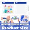 24 Pieces Pill Pouch Bags Zippered Set Reusable Translucent Medicine Organizer Sealing Travel Plastic Bags with Slide Lock for Storage(Dark Blue) view 2