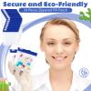 24 Pieces Pill Pouch Bags Zippered Set Reusable Translucent Medicine Organizer Sealing Travel Plastic Bags with Slide Lock for Storage(Dark Blue) view 3