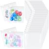 24 Pieces Pill Pouch Bags Zippered Set Reusable Translucent Medicine Organizer Sealing Travel Plastic Bags with Slide Lock for Storage(Clear) view 1