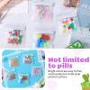 24 Pieces Pill Pouch Bags Zippered Set Reusable Translucent Medicine Organizer Sealing Travel Plastic Bags with Slide Lock for Storage(Clear) view 4