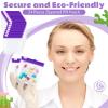 24 Pieces Pill Pouch Bags Zippered Set Reusable Translucent Medicine Organizer Sealing Travel Plastic Bags with Slide Lock for Storage(Purple) view 3