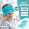 Comfcube Head Ice Pack for Migraine Relief, 2 Hours Long Lasting Cold Therapy Flexible Cold Pack Head Ice Wrap Cooling Mask for Headache, Sinus Pain, Tension, Stress, Puffy Eyes view 2