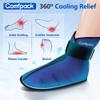 Comfpack Foot Ice Pack Wrap for Plantar Fasciitis Hot Cold Therapy Ice Boot for Foot After Surgery, Plantar Fasciitis, Achilles Tendonitis, Swelling, Heel Pain view 2