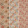 Aimyoo Kraft Floral Wrapping Paper Bundle, Vintage Spring Flowers Rose Gift Wrap Paper for Wedding Bridal Shower Birthday, 3 Rolls 17 in x 16 ft per Roll view 2