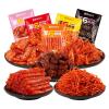 5 kinds of spicy noodlesSpicy Noodle Web Celebrity latiao Snacks, gluten, Sweet and spicy Chinese snacks,Instant Delicious Handmade Spicy SnacksLeisure snacks (5 bag) view 1