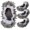 COHEALI Floor Cleaning Mop Slippers Washable Chenille Covers Anti-Skid Elastic Band for Home and Office Floor Mopping Tools 2 Pairs view 1