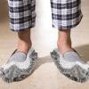 COHEALI Floor Cleaning Mop Slippers Washable Chenille Covers Anti-Skid Elastic Band for Home and Office Floor Mopping Tools 2 Pairs view 2