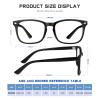 AIMISUV 5 Pack Reading Glasses Men Women, Blue Light Blocking Computer Readers UV Glare(Black, 3.75x) view 2
