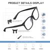 AIMISUV 5 Pack Reading Glasses Men Women, Blue Light Blocking Computer Readers UV Glare(Black, 3.75x) view 4