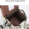 Bsetain Rollators Walker Walker with Seat Walkers for Seniors Elderly Shopping Cart Folding Shopping Cart view 2