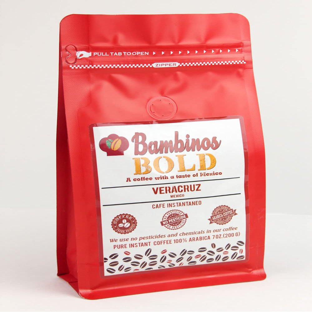 Pure instant Mexican Coffee from veracruz