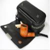 MARTIN WESS P110-2 Onyx Pipe Bag / Metislamm-Nappa Black / Made in Germany Pack of 2 view 3