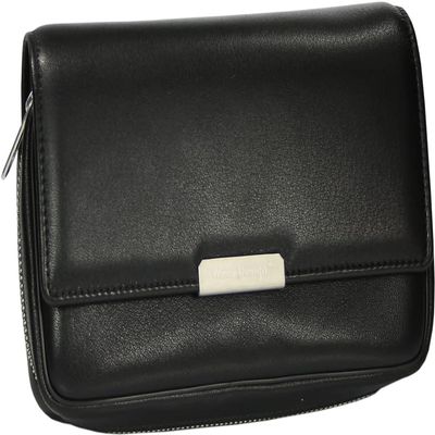 MARTIN WESS P110-3 Onyx Pipe Bag / Metislamm-Nappa Black / Made in Germany Pack of 3