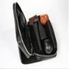 MARTIN WESS P110-3 Onyx Pipe Bag / Metislamm-Nappa Black / Made in Germany Pack of 3 view 3