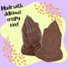 Needzo Milk Chocolate Double Crisp Praying Hands With Card, Religious Easter Candies, Style May Vary (Pack of 2) (Praying Hands) view 3