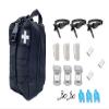SMD Trauma Kit Feat: 3 Tourniquets 3 Bandages 3 Gauze 3 Emergency Blankets Shears Gloves Easy Instruction Card view 1