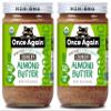 Once Again Organic Crunchy Almond Butter, 16oz - Lightly Toasted - Salt Free, Unsweetened - USDA Organic, Gluten Free Certified, Peanut Free, Vegan, Kosher, Paleo - Glass Jar (2 Pack) view 1