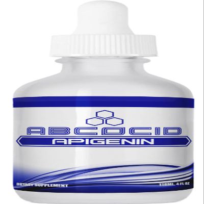 ABCOCID Apigenin 65 mg, 4 Oz Liquid, 240 Servings, Made in USA, Quick Absorption, Quality Potent Ingredients, Non-GMO, GMP Certified, Cruelty-Free Products