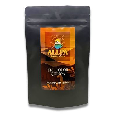 Allpa Organic Peruvian Tri-Color Quinoa 1 lb | High-Protein, High-Fiber, Versatile Rice Substitute | Add Color to Your Healthy Meals