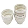 [Amazon.co.jp Exclusive] [Commercial Use] Udon, Buckwheat and Set Meal Shop's Classic Kiln Flame Brush Powder 4.0 Favorite Bowls, 3 Pieces view 1