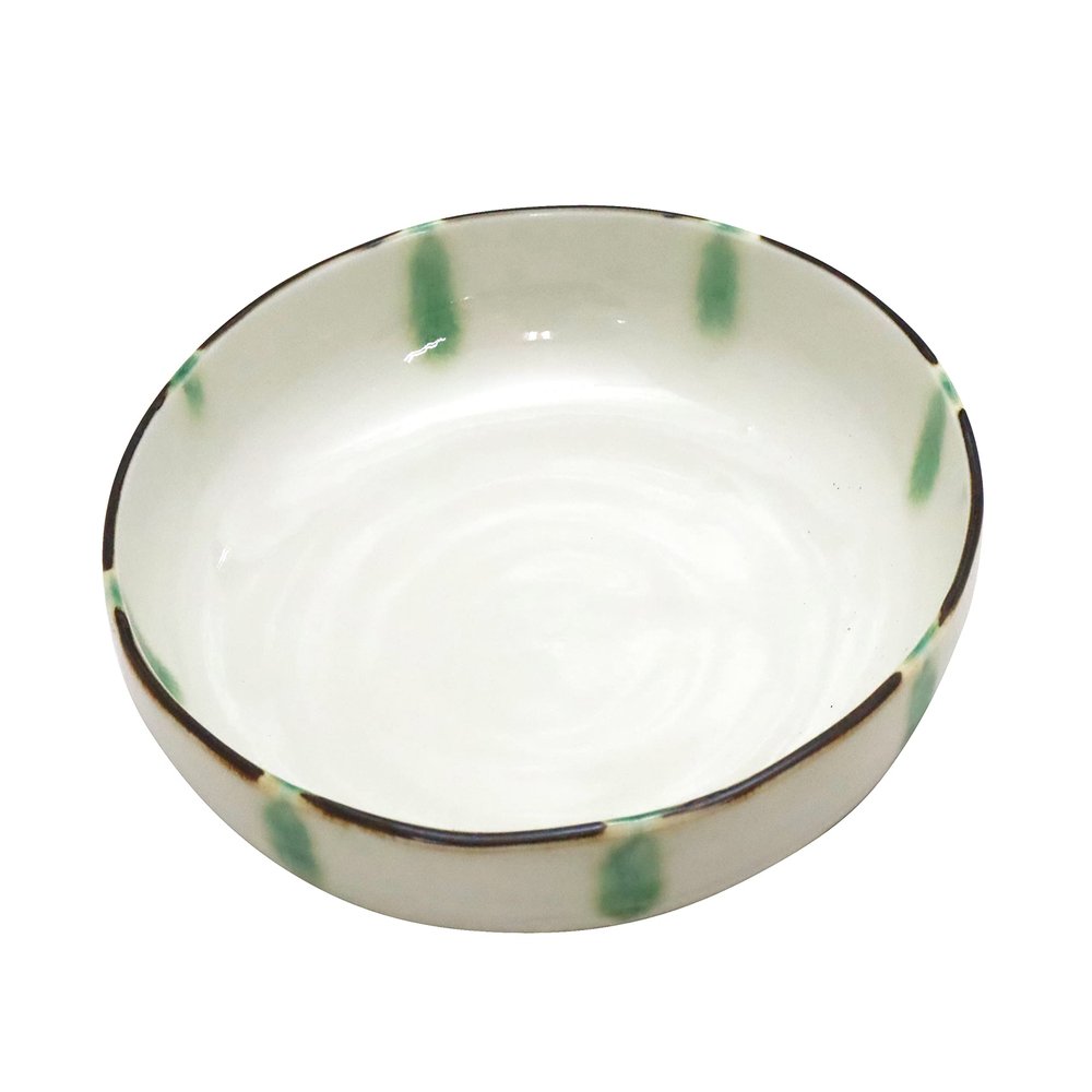(Castle Enterprise) New Carefully Selected! Soba Monogatari Soba Dokoro Rust Point Crest Sand 7.0 Shallow Pot, 1 Piece