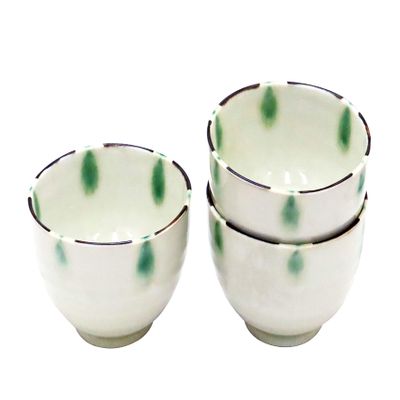 [Amazon.co.jp Exclusive] [Commercial Use] Udon, Soba, Set Meal Shop's Classic Kiln Flame, Rust Dot Crest 4.0 Favorite Bowl, 3 Pieces