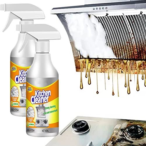 Mandurs Neat Freekz All-purpose Kitchen Pots and Pan Cleaner, Multipurpose Foam Cleaner Spray, Kitchen Bubble Cleaner Spray, Kitchen Grease Cleaner (2PCS)