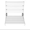 18" Wall Mounted Shower Seat, Shower Bench Wall Mount for Inside Shower, Fold Down Shower Seat, Shower Seats for Adults view 2