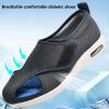 SDEQA Adjustable Diabetic Shoes for Elderly Mens Extra Wide Edema Swollen Shoes Breathable Lightweight Comfortable for Arthritis Edema Swollen,B,5 view 2