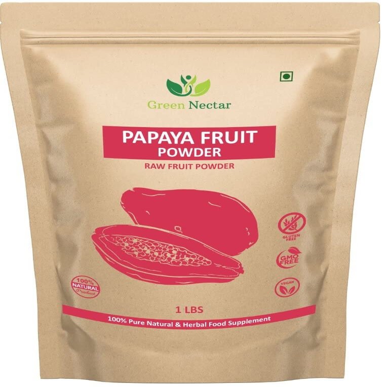 Papaya Fruit Extract Powder 1lb, Digestive Super Food for Skin - Green Nectar