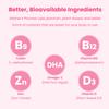 Prenatal Vitamin Gummies with DHA | Vegan Prenatal Vitamins for Women with Omega 3, Methylfolate, Choline & D3, Pregnancy Vitamins for Fetal Development | Gummy Multivitamin Supplement, 120 Count view 3