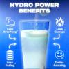 Hydro Power Endurance Fuel Blue Razz and Shaker Bundle 20 Servings, Hydration Drink Mix with Electrolytes and Calories, Non-GMO, Gluten Free, Vegan Friendly view 3