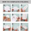 26 PCS Rectangle Drawer Kraft Boxes Small Cardboard Present Packaging Boxes for Party Favor Treats, Candy and Jewelry Crafts, 6.5 x 3.7 x 1.6 inch (Clear,White) view 3