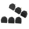 3 Pairs of Black Tips with High to Replace, Black, 16mm view 1