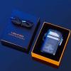 Waterproof Windproof Double Arc Lighter, USB Rechargeable Electric Lighter for Men and Women, USB Cable Included, NO Charger (Peach) view 3