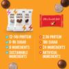 Knack Snacks | Crunchy Protein Balls - Variety Pack (9x 1.2oz Bags) | Lunchbox Ready, High Protein, Naturally Gluten Free, Lower Sugar, Great Snack for School, Work, Travel, Parties, Gaming, Anytime view 4