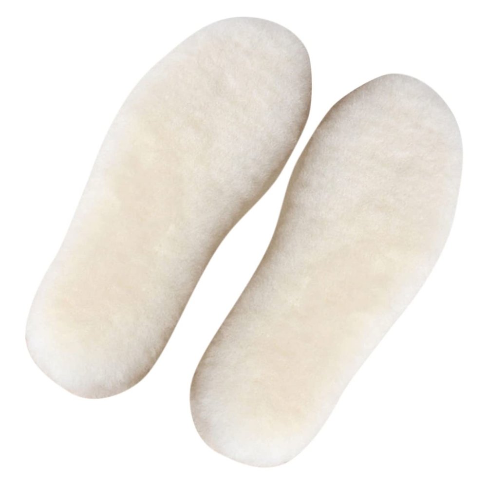 Yardenfun 1Pair Wool Warm Insoles for Sneakers and Winter Boots Soft Shoe Inner Pads for Foot Warmth and Comfort for Cold Weather Use