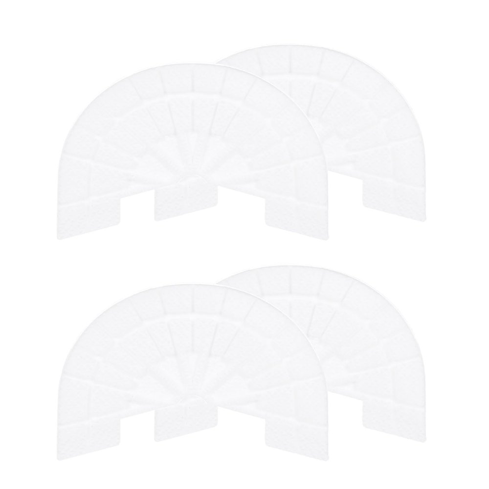 HARFINGTON 2pair Shoe Sole Protector for Sneakers Size 8.5-9 Self-Adhesive Non Slip Pad Heel Plates Repair for Men and Women, White