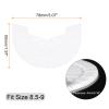 HARFINGTON 2pair Shoe Sole Protector for Sneakers Size 8.5-9 Self-Adhesive Non Slip Pad Heel Plates Repair for Men and Women, White view 2