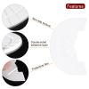 HARFINGTON 2pair Shoe Sole Protector for Sneakers Size 8.5-9 Self-Adhesive Non Slip Pad Heel Plates Repair for Men and Women, White view 4