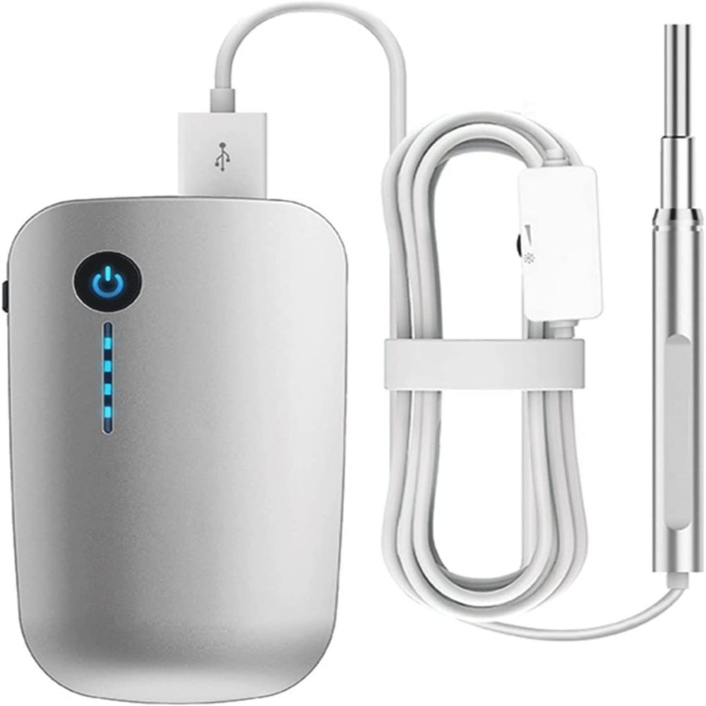 GIENEX Ear Wax Removal Camera, Smart Visual Ear Cleaner with Camera & 6 Lights, Ear Infection Detector Ear Wax Remover Otoscope for Adults, Children, Pets