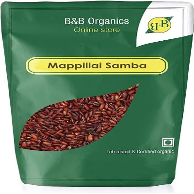 BETT B&B Organics Mappillai Samba Hand Pounded Red Rice 1kg