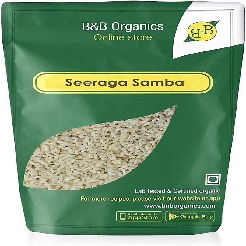 BETT B&B Organics Seeraga Samba Biriyani Rice (Jeera), 1 kg